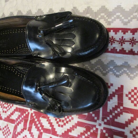 WEEJUNS MENS Tassel LOAFERS SIZE 11.5, Color: Black GH Bass main image 4